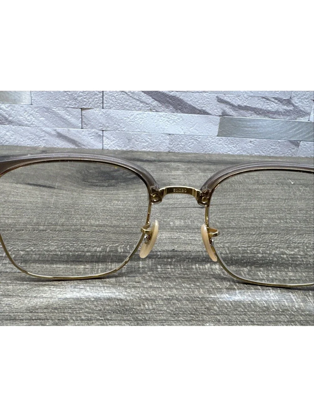 Ray Ban RB7216 New Clubmaster Eyeglasses Frames 8471 Gold 51[]20-145